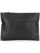 Zanellato Fold Over Clutch Bag, Women's, Black