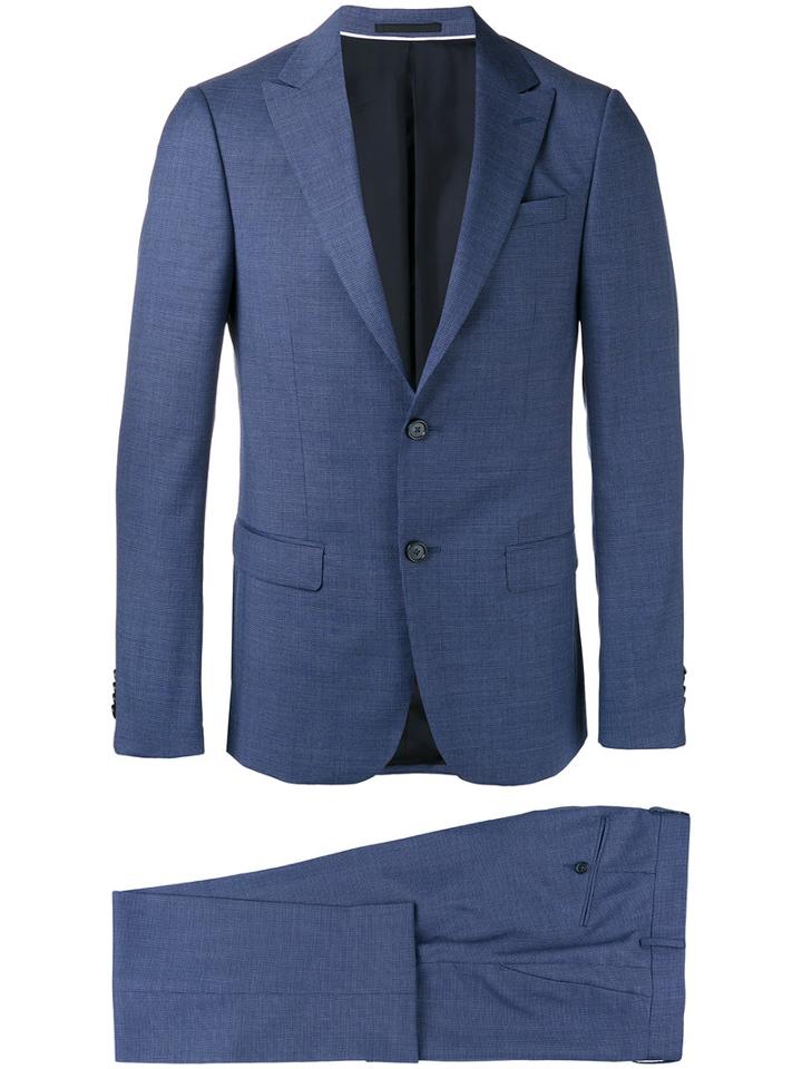 Z Zegna Peaked Lapel Two-piece Suit, Men's, Size: 50, Blue, Wool/cupro