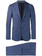 Z Zegna Peaked Lapel Two-piece Suit, Men's, Size: 50, Blue, Wool/cupro