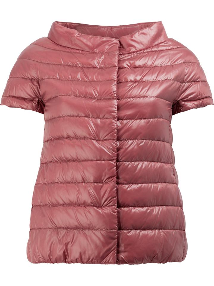 Herno Short Sleeve Padded Jacket - Red