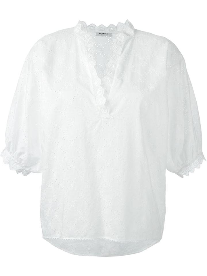 Vilshenko Broderie Anglaise Blouse