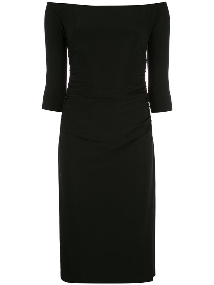 Norma Kamali Off-the-shoulder Jersey Dress - Black