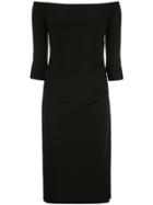 Norma Kamali Off-the-shoulder Jersey Dress - Black