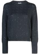 Brunello Cucinelli Flared Cuff Pullover - Blue