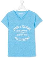 Zadig & Voltaire Kids Teen Printed T-shirt - Blue