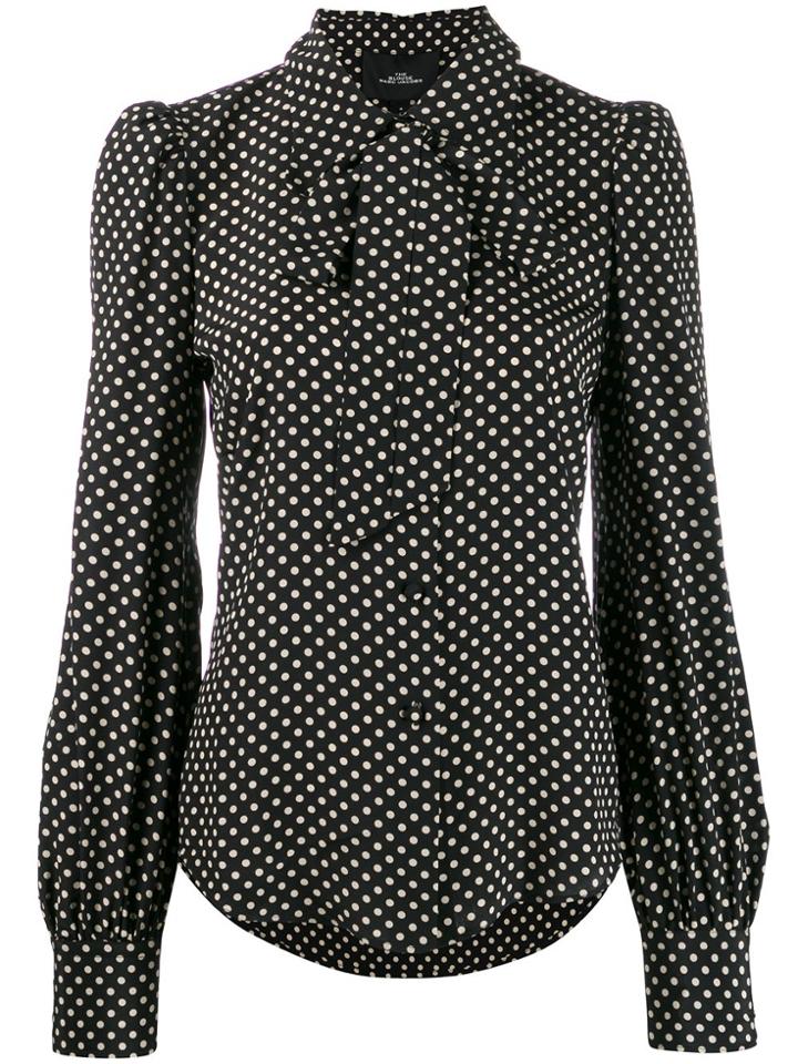 Marc Jacobs Polka-dot Blouse - Black