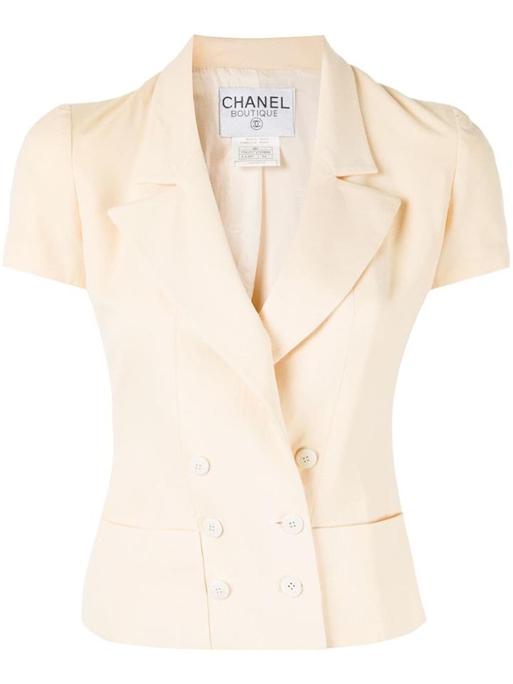 Chanel Vintage Chanel Vintage Cc Logos Button Short Sleeve Jacket -