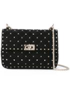 Valentino Valentino Garavani Rockstud Spike Crossbody Bag, Women's, Black, Calf Leather