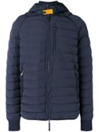 Parajumpers Quilted Hooded Jacket - Blue