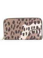 Furla Leopard Print Wallet - Brown