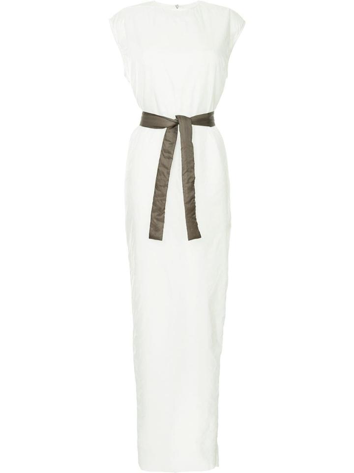 Rick Owens Sisyphus Belted Dress - White