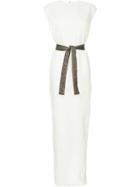 Rick Owens Sisyphus Belted Dress - White
