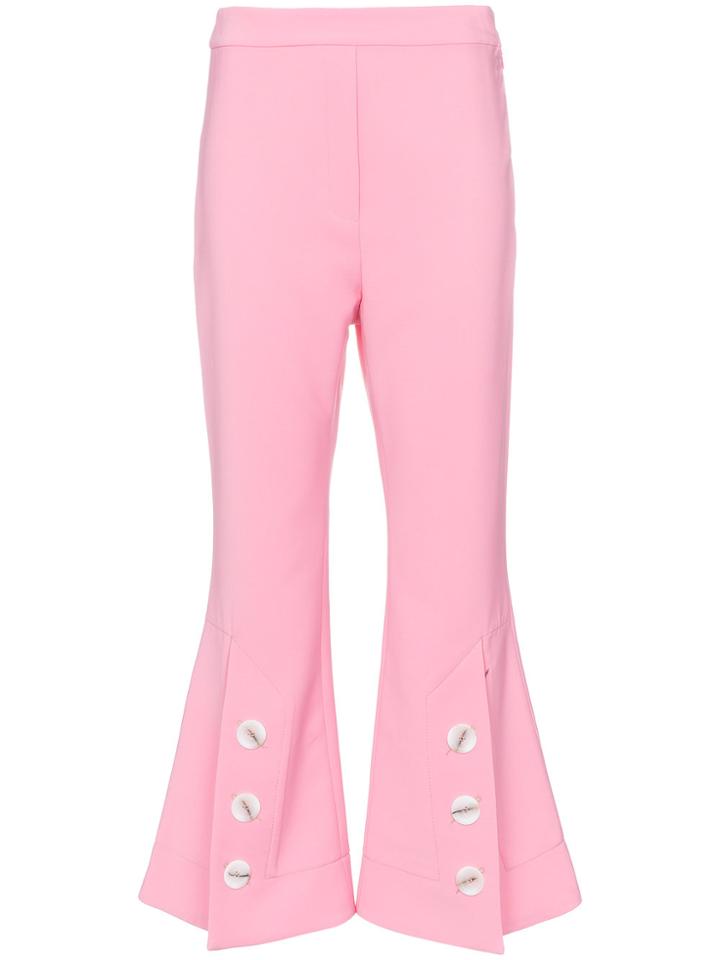 Ellery Fourth Element Flared Trousers - Pink & Purple