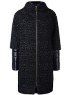Herno Double Sleeve Coat, Women's, Size: 46, Black, Acrylic/polyamide/polyester/other Fibers