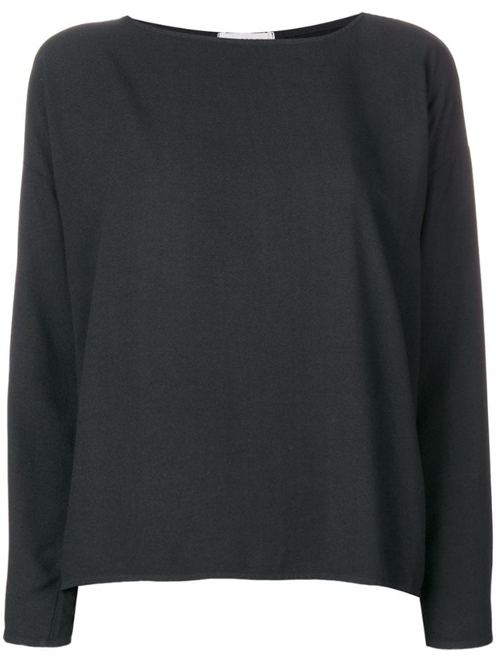 Crossley Boat Neck Top - Black