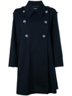 Dolce & Gabbana - Double Breasted Coat - Women - Cotton/polyester/spandex/elastane - 42, Black, Cotton/polyester/spandex/elastane