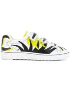 Ash Touch-strap Printed Sneakers - White