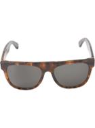 Retrosuperfuture Large 'flat Top Havana' Sunglasses, Men's, Brown, Acetate
