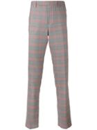 Paul Smith - Checked Chinos - Men - Cotton/polyester/wool - 36, Red, Cotton/polyester/wool