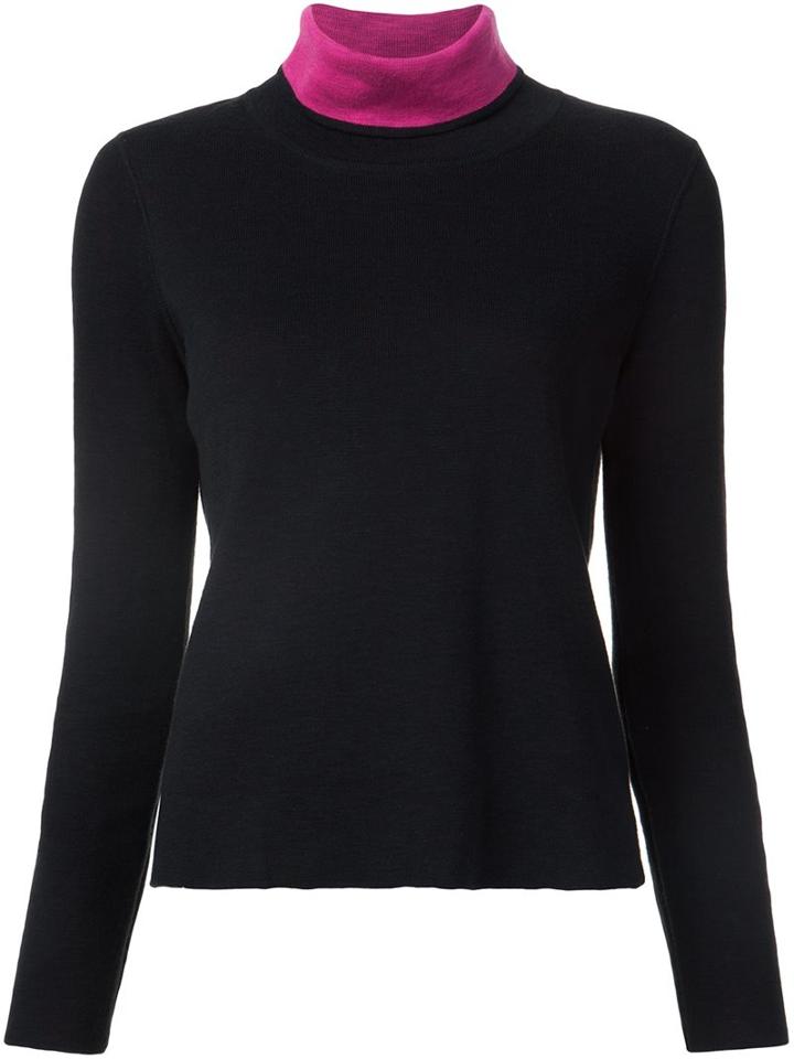 Belford Contrast High Neck T-shirt