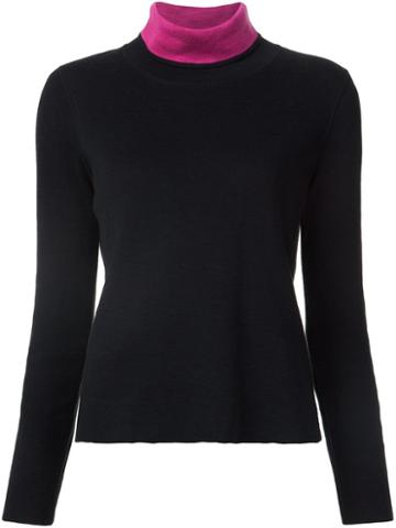 Belford Contrast High Neck T-shirt