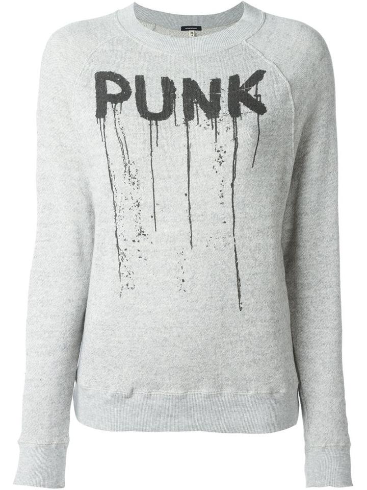 R13 Punk Print Sweatshirt