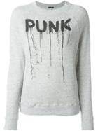 R13 Punk Print Sweatshirt