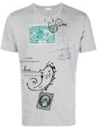 Etro Stamp Print T-shirt - Grey