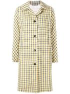 Mackintosh Yellow Check Wool Blend Coat Lm-079bs