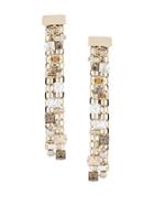 Lanvin Embellished Chain Earrings - Metallic