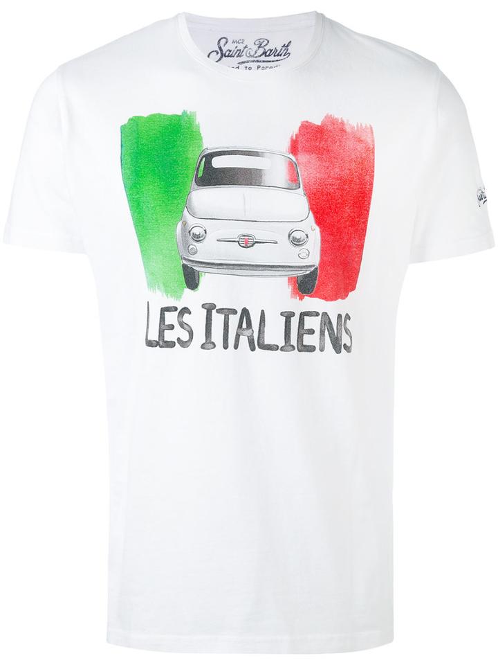 Mc2 Saint Barth - Les Italiens T-shirt - Men - Cotton - Xxl, White, Cotton