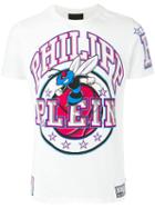 Philipp Plein Traditional T-shirt, Men's, Size: Large, White, Cotton
