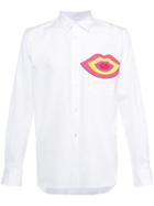Comme Des Garçons Homme Plus Lip Printed Shirt - White