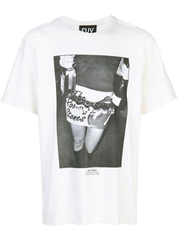 Luv Collections Graphic Party Print T-shirt - White