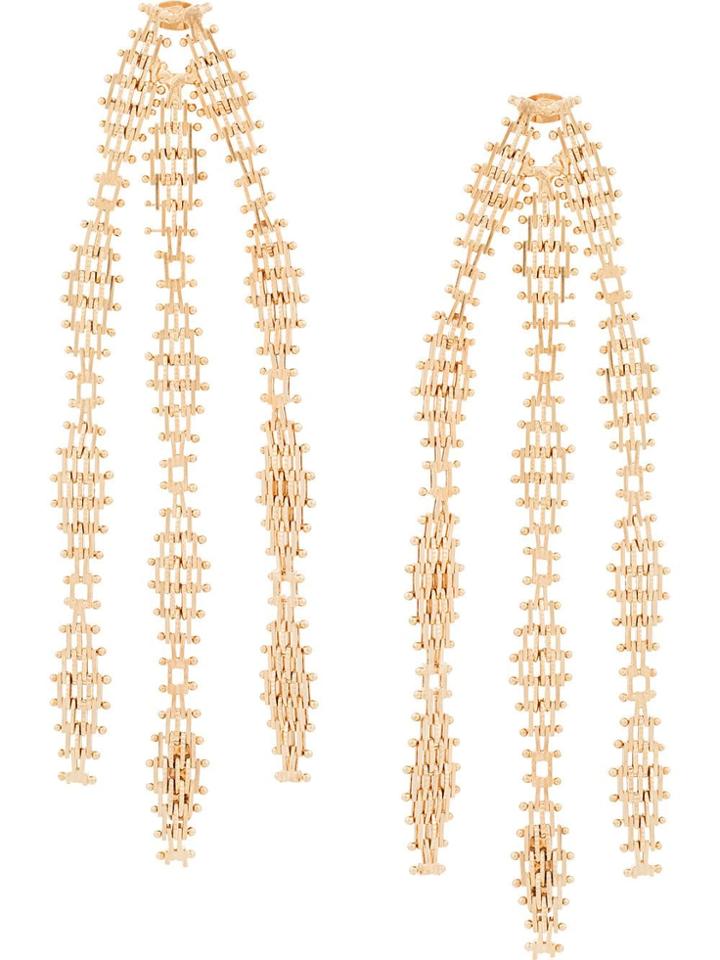 Rosantica Waterfall Earrings - Metallic