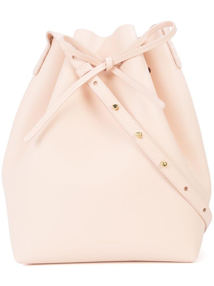 Mansur Gavriel Bucket Crossbody Bag - Pink & Purple
