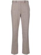 Etro Houndstooth Straight-leg Trousers - White
