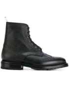 Thom Browne Lace-up Boots - Black
