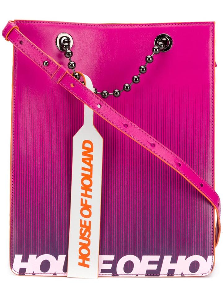 House Of Holland Mini Ballchain Tote - Pink