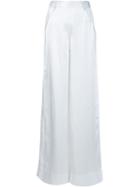 Alix Side Slit Palazzo Pants, Women's, Size: Xs, White, Silk
