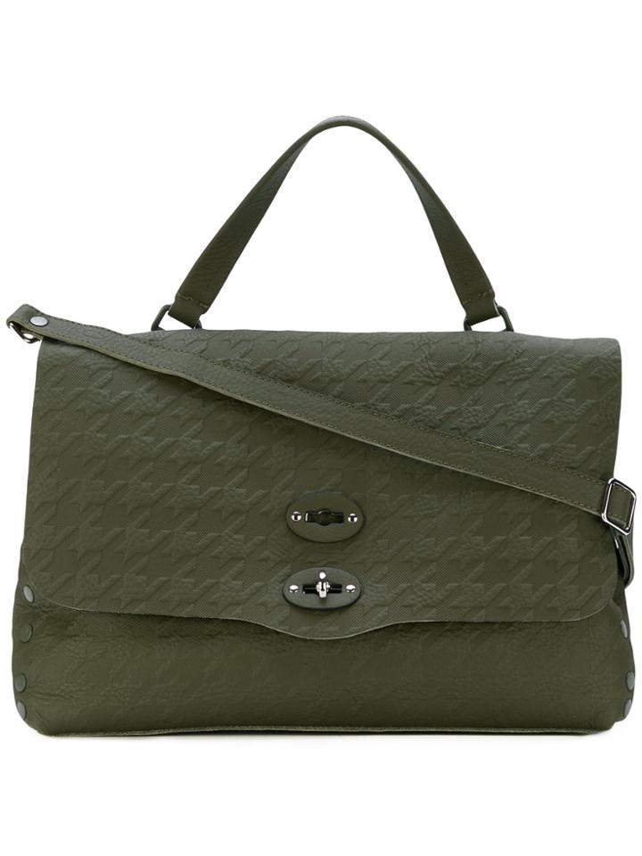 Zanellato Long Embossed Tote - Green