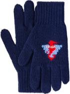 Prada Wool And Cashmere Gloves - Blue