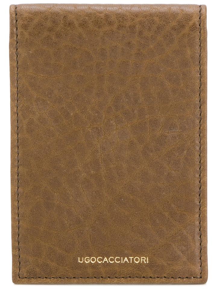 Ugo Cacciatori Folded Cardholder - Brown