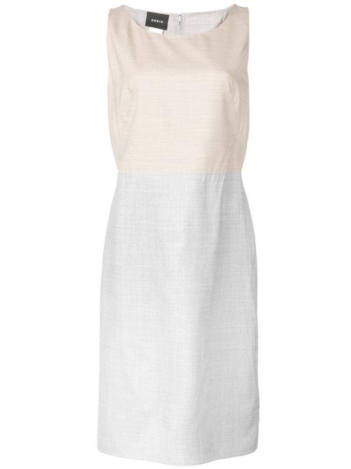 Akris Reversible Sheath Dress - Neutrals