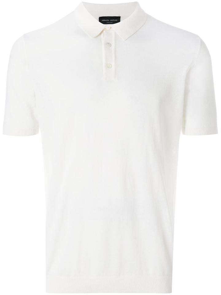 Roberto Collina Jersey Polo Shirt - White