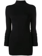 Thom Krom Turtle-neck Long-sleeve Sweater - Black