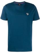 Ps Paul Smith Embroidered Motif T-shirt - Blue