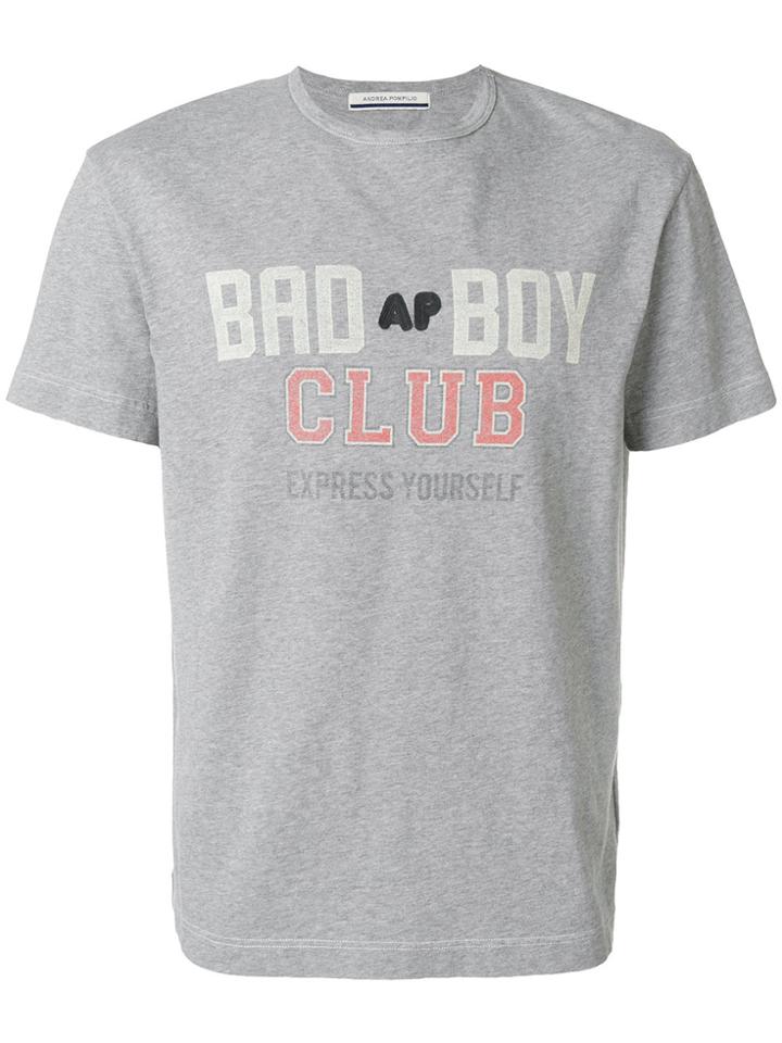 Andrea Pompilio Badboy Vintage T-shirt - Grey