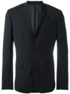 Juun.j Single Breasted Dinner Jacket, Men's, Size: 46, Black, Nylon/polyester/polyurethane/wool