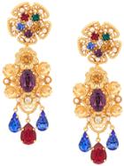 Dolce & Gabbana Embellished Earrings - Gold
